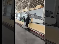 टीडीपीए-2150 लंबी फोम ब्लॉक छीलने के लिए शीट क्षैतिज रेल ट्रैक गति काटने की मशीन