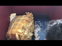 स्पंज स्क्रैचिंग रिबॉन्ड पीयू फोम मशीन पूरे संकुचित पैकेज में डाला पैक