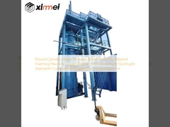 गोल सिलेंडर भाप दबाव बाइंडर मोल्डिंग रिबॉन्ड फोमिंग मशीन सिंगल डबल ट्रिपल क्वाडरुप्लेट क्विंटुपल सेप्टुपलेट एक साथ निरंतर उत्पादन लाइन