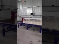 पीयू कठोर फोम काटने की मशीन 120 ILD ब्लॉक क्षैतिज विभाजन मशीन