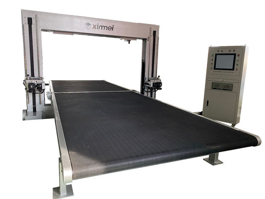 3000x2300x1300 मिमी ब्लॉक के लिए ±0.5 मिमी टॉलरेंस के साथ स्वचालित डुअल ऑसिलेटिंग ब्लेड सीएनसी फोम कटिंग मशीन