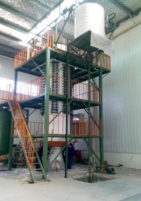 निरंतर ऊर्ध्वाधर पीयू फोम उत्पादन लाइन सिलेंडर स्पंज 8~50kg/m3 घनत्व TDP-1500