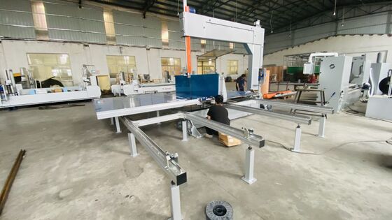 Multi-material Foam Vertical Cutting Machine with 1250mm Cutting Height and 2.38kw Motor for PU Foam and EPE Pearl Cotton
